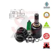 Cv Joint Kit, Drive Shaft Suit MAZDA 3 2.3 SP23 (BK3P) 3 Saloon (BK) (for: Mazda)