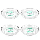Clear Lazy Susan Organizer Turntable for Cabinet Table Top, 9.25 Inch 4 Pack ...