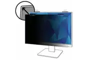 3M Privacy Filter for 24" Monitor with Adhesive Strips and Slide Mounts, 16:10