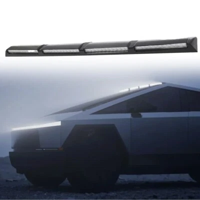 Gloss Black Roof Top Light Lamp Bar LED DRL Fits For Tesla Cybertruck 2024 2025