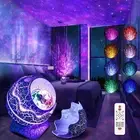 LED Star Projector Galaxy Projector Bluetooth Control Night Light Room Decor USB