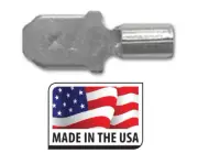 Hi Temp (100 Pack) 12-10 Gauge Male Quick Connector 900°F Made in USA 1/4"