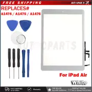 White Touch Digitizer Glass Screen w/ Home Button For iPad Air A1474 A1475 A1476
