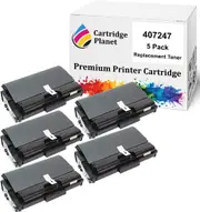 5 Pack Compatible Toner Cartridge for Ricoh 407247 TYPE-SP311HS (3,500 Pages) for Lanier Ricoh SP 311DNW SP 311SFNW