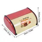 Metal Bread Box For Countertop Large Capacity Bread Bin Holder Container EM