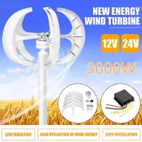 在飛比找蝦皮商城精選優惠-【萬貫】400W風力發電機發電機燈籠垂直軸5葉片電機套件，用