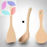 在飛比找蝦皮購物優惠-Home cooking wooden spatula ri
