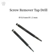 0.8/1.3 Dental Screws Fixture Fractured Broken Extractor Screw Remover Tap Drill