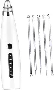 VICASKY 1set Charging Blackhead Removal Device Gear Adjustable for Home Use Compact Facial Extractor Tool Includes Blackhead Instrument and Accessories