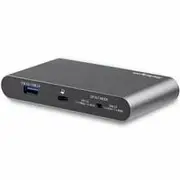 StarTech USB C Multiport Adapter, Dual 4K DP, Windows, 2xA, PD - DK30C2DAGPD