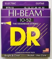 DR BTR-10 Electric Guitar Strings 10-52 Hi-Beam big-n-heavy gauge