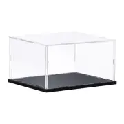 Clear Display Case Acrylic Box, Dustproof 40x20x20cm for Collectibles, Craft