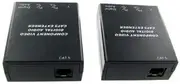 Cat5 Cat6 Component RGB Video RCA + Digital Coaxial Audio Extender Kit Box