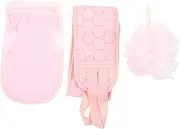 FRCOLOR Bath Glove Bath Ball Set Back Rub Strip Gloves for Shower Brush Tub