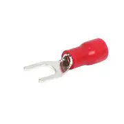Aerpro 4.3Mm Fork Terminal Red - 100 Pieces, APF8R