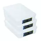 3x Lemon & Lime Keep Fresh 28cm Food Container 2.8L Kitchen Canister Storage CLR