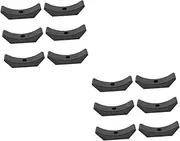 12 Pcs Dumbbell Rest Dumbbell Holder Dumbbell Bracket Dumb Bells Dumbbells Dumbbell Support Stand Dumbbell Weight Stand Dumbells Plastic Dumbbell Rack Dumbbell Display Stand Black