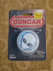Vintage 1997 Duncan Glow in the Dark Alien Yo-yo Factory Sealed #3247AL New