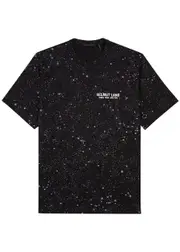 Helmut Lang Outer Space Printed Cotton T-shirt - Black M