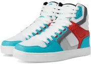 Osiris Clone White Red Cyan Mens Skate Hi Top Trainers