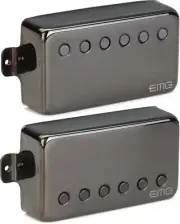 EMG James Hetfield JH "HET" Guitar Pickup Set In Black Chrome, 3707.00