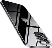 Purluct for iPhone 15 Pro Max Slim Case,Paper-Thin Transparent Finish Skin Back Case [Non Yellowing] Ultra Protective Cover with Camera Protection 6.7 Inch (Clear) MNYL04914