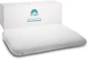 Slim 3.2" Stomach Sleeping Memory Foam Pillow-Thin, Flat, Soft yet Supportative