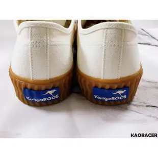 KangaROOS 女款白色餅乾休閒帆布鞋-NO.KW91279