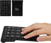 Numeric Keypads for Laptop, Wireless Number Pad with Bluetooth 5.0, 22 Key USB keypad, Mini Financial Accounting Number Keyboard for Laptop Computer PC (Black)