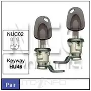Nice Door Lock Barrel - Pair, NDL122