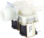 Guided Solenoid Valve G3 / 4 NC Normally Closed, Water Inlet Switch for Washing Machine, Electromagnetic Valve, Threads, High Pressure Resistant, Large Water (DC24V)