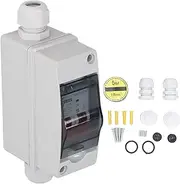 DC Circuit Breaker 2p Circuit Breaker IP65 Waterproof DC Disconnect Switch Circuit Breaker Miniature Circuit Breaker for Solar PV System 2P 1000V 16A
