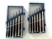2 Set - 6 PC. Precision Mini Screwdriver Set with Case