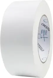 Crestgolf Golf Grip Tape Roll 2“ X50 Yards—Solvent Activated Double 50, white