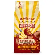 Intense Dark Roast Coffee, 5 lb bag - Muy Macho Blend, the World's Strongest ...