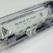 Broadway Limited #4088 HO H32 COVERED HOPPER PRR Gray w/Black Shadow Keystone PA