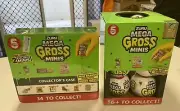 Zuru Mega Gross Minis Series 1 whole Lot (12 balls) + Collector Case