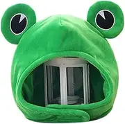 VVABRA Warm Hat Plush Frog Hat Cap Frog Ears Costume Animal Hats Cosplay Party Costume Accessories Winter Hat