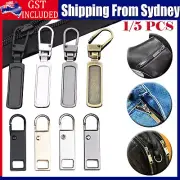 1/5PCS Zipper Pull Replacement Repair Detachable Metal Zipper Slider Puller Tab