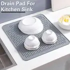 Roll-up Dish Drying Rack Versatile Draining Mat Silicone Stove Top Cover Set