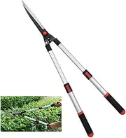 Weeding Scissors, Garden Greening Hedge Shears, Pruning Scissors, Handle Retractable Garden Hedges Grass Lawn Bushes, Very Effortless Professional Hedge Shears