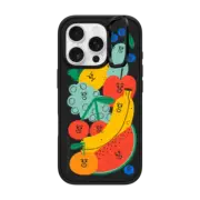 iPhone 16 Pro Impact Ring Stand Case MagSafe Compatible Fruit Salad iPhone Case by Tess Smith-Roberts