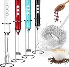 Rechargeable Handheld Milk Frother Wand for Coffee,Drink Mixer with Stainless 2