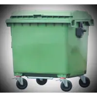 在飛比找蝦皮購物優惠-《垃圾子車桶》1100L 歐盟認證 品質保證 耐用   四輪