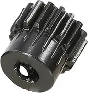 Gears Pinion Gear Set, Pinion Gear 1pcs 32P 0.8 Module Spur Gear 13T 14T 15T 16T 17T 18T 19T 20T 21 Teeth Black Steel Pinion Gear for 5mm Shaft Motor bore Shaft(13T)
