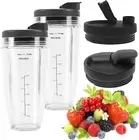 Replacement 24Oz Ninja Blender Cups for Ninja BN401 BN751 BN801 BN800 SS401 SS10
