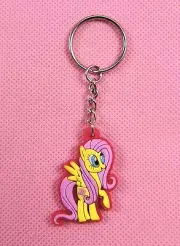 HORSE & WESTERN GIFTS ACCESSORIES MY LITTLE PONY FLUTTERSHY KEY CHAIN KEY RING