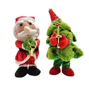 Dancing & Singing Christmas Tree Santa Xmas Christmas Tree Dancing Bobby Decoration Ornament Gift
