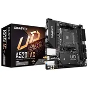 GIGABYTE A520I AC AMD Mini-ITX Motherboard, 2xDDR4 1xM.2 PCIE3.0 1xDP 2xHDMI 802.11ac WIFI RGB Fusion 2.0