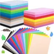 200 Sheets Colorful EVA Foam Sheets Crafts Rainbow Colorful Foam Sheets Assorted